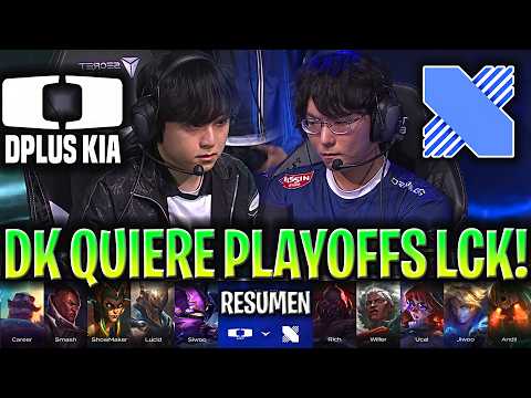 SHOWMAKER Y SMASH DAN MUCHO MIEDO! 😱DK QUIERE PLAYOFFS!🔥 | DK vs DRX Resumen Completo LCK Cup 2026