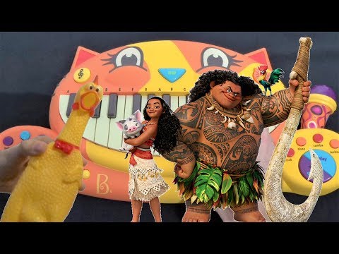 MOANA - HOW FAR I'LL GO (CAT PIANO, CHICKEN DUET COVER)