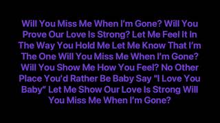 Coco Jones - Miss Me When I’m Gone (Lyrics)