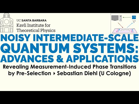 Revealing Measurement-Induced Phase Transitions by Pre-Selection ▸ Sebastian Diehl (Univ of Cologne)