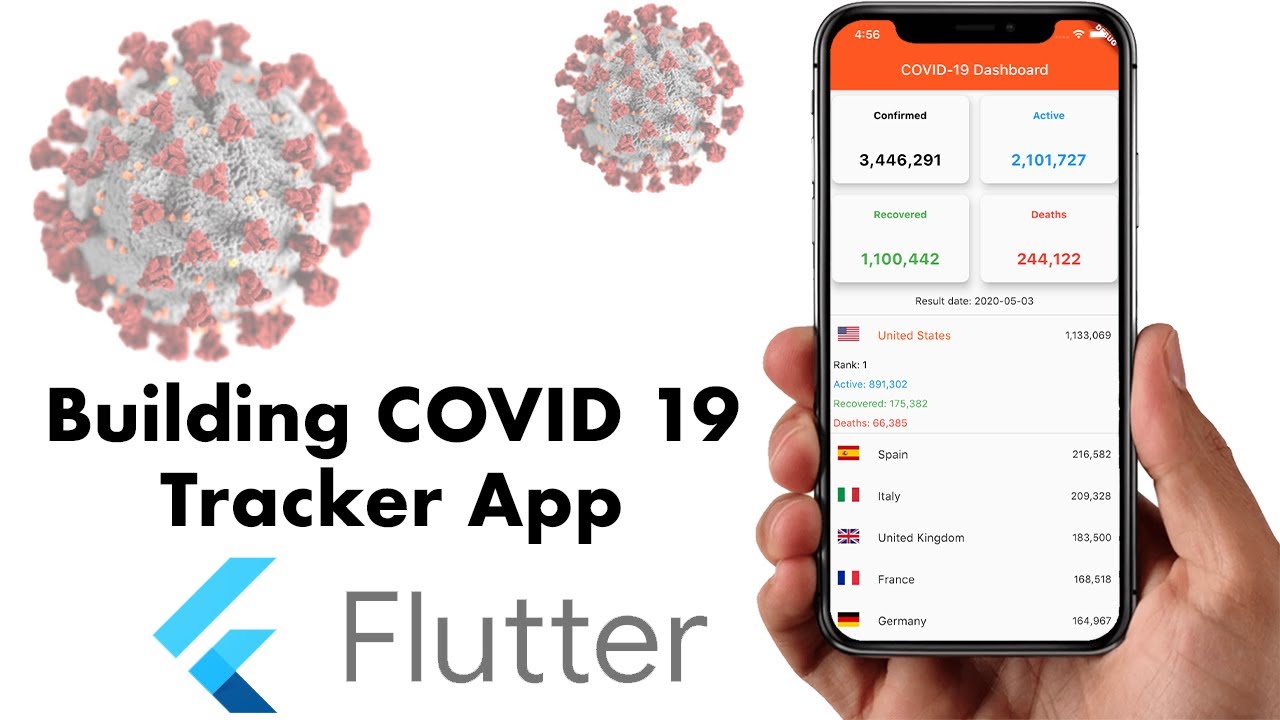 🔴Building a COVID-19 Tracker App with Flutter (Part 3) - (BEGINNER)