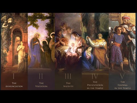 The Joyful Mysteries of the Holy Rosary in English