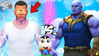 GTA 5 : FRANKLIN Fight Thanos To Save Destruction Of Los Santos in GTA 5 ! | Techerz video
