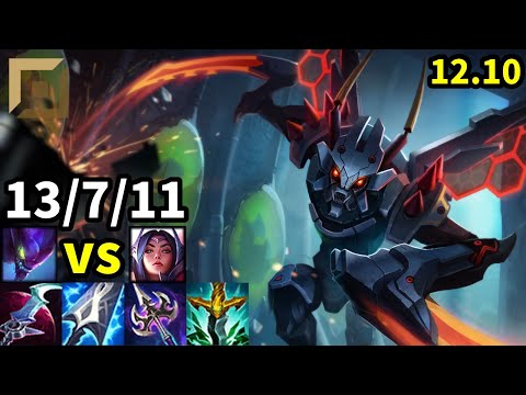 Kha'Zix Top vs Irelia - KR Master | Patch 12.10