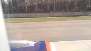 preview picture of video 'Aeroflot flight from Ufa to Moscow'