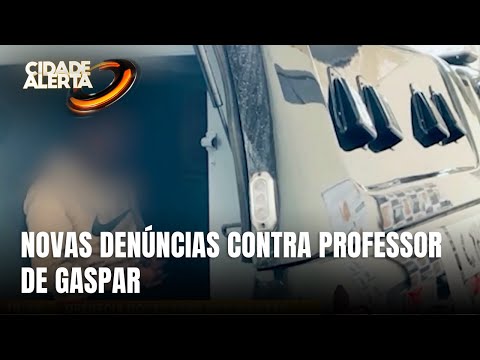 Professor de Gaspar preso por abuso tem novas denúncias reveladas