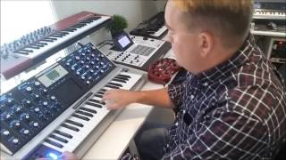 Video thumbnail for Moog Voyager Aluminium Day 3 - Using guitar effects and recording by Sindre Kvalheim