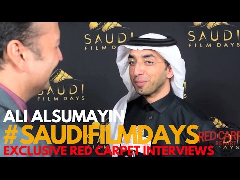 Ali Alsumayin interviewed at the Saudi Film Days World Premiere & Gala #SaudiFilmDays #WeAskMore