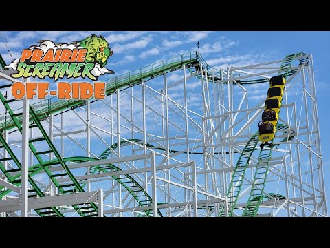 Off-ride footage of a Prairie Screamer train