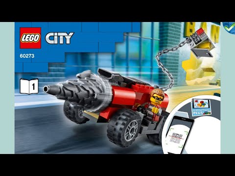 60273 Police Driller Chase LEGO® City Manual at the Brickmanuals Instruction Archive