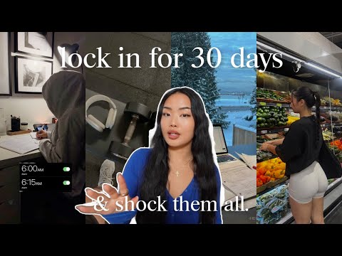how to change your life in 30 days | the DECEMBER LOCK-IN challenge to level up by 2026 🔒❄️