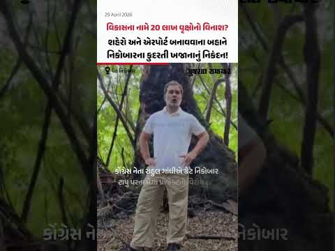 વિકાસના નામે વિનાશ! લાખો વૃક્ષોનું નિકંદન, 81 હજાર કરોડના મેગા પ્રોજેક્ટ સામે Rahul Gandhiના પ્રહાર