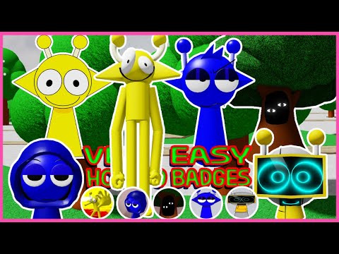 Roblox - New Gamepass  - How to get 4 Badges in 3D Sprunki Roleplay