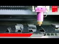Professional Fiber Laser Tube Cutting Machine with Three Chucks By DNE Laser