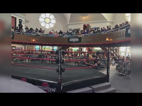 Pro wrestling group celebrating 3 years in Illinois after turning abandoned Macomb church into arena