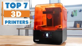 Top 7 Best 3D Printers for High-Quality Prints