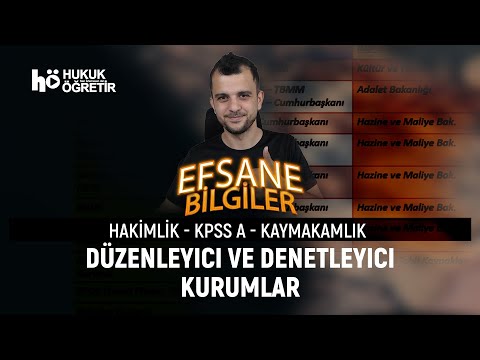25) İdare Hukuku Kampı - Düzenleyici ve Denetleyici Kurumlar - Kodlamalarla