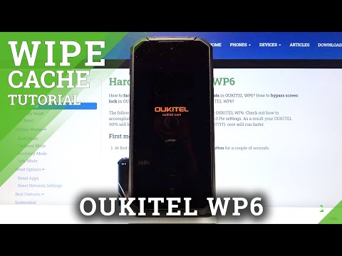 OUKITEL WP6 Wipe Cache Partition / Erase Temporary Files