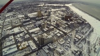 preview picture of video 'Flying the Shoreline Over Downtown Anchorage, Alaska - by Geoff Oliver'