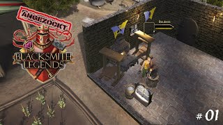 Blacksmith Legends #01 🔨 Eröffnung der Schmiede #angezockt #deutsch