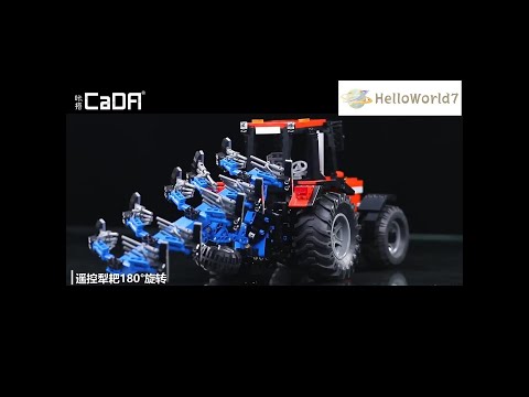 #helloworld7#1675+PCS CaDA Assemble Farm Tractor Model#models cars#rc car#farm vehicle