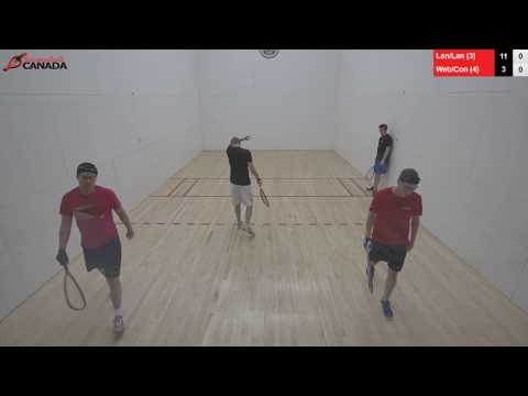 2018 Canadian Racquetball National Championships - Men's Doubles 3rd/4th