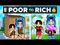 The POOR to RICH Family Story in Roblox!