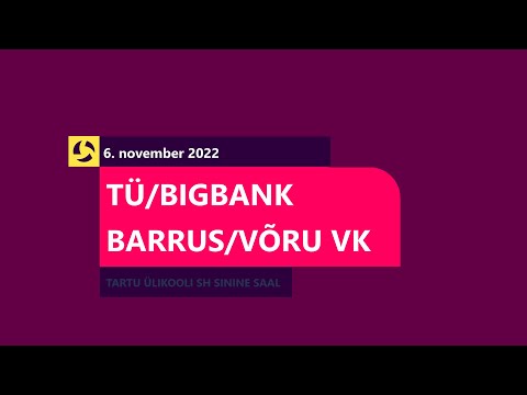 TÜ/Bigbank vs Barrus/Võru VK - Optibet naiste Balti liiga, 6.11.2022