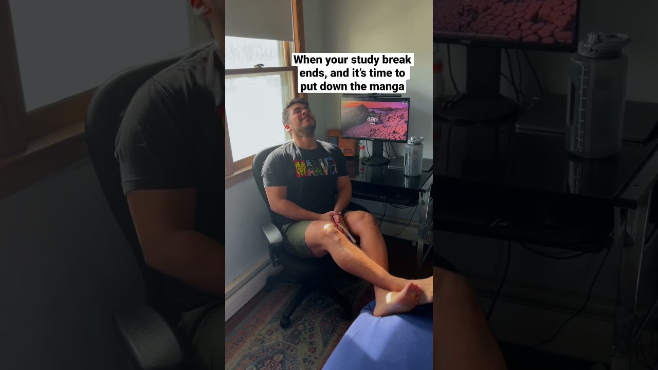 When the #pomodoro timer says it’s time to put away the #manga and #study