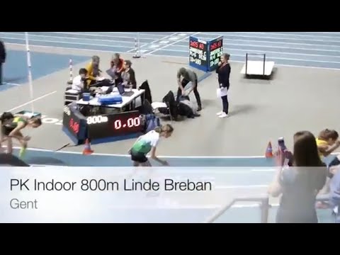 PK Indoor Gent - 800m - Linde Breban