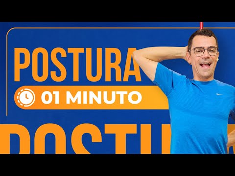 🔴 EXERCÍCIO FÁCIL PARA A POSTURA EM 1 MINUTO | Como melhorar a cifose em casa | Com Bastão