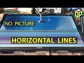 LED TV Panel Repair No Pictures Graphics Horizontal Lines Problem STV STV1 STVP Signal Details