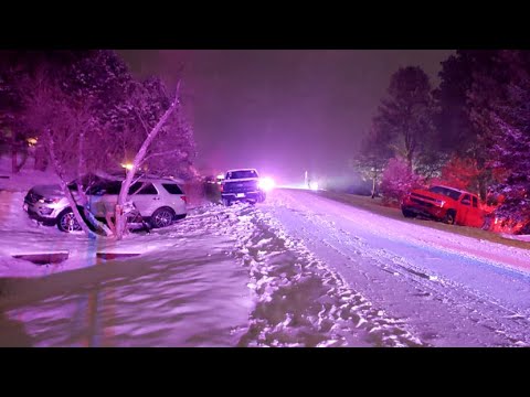 Extremely Icy and Steep Hill Defeats Multiple Vehicles - Monument, Colorado - 1/21/2022