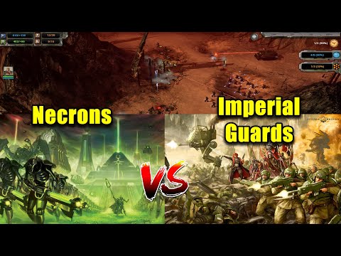 Necron Horde vs Imperial Guard – Countless Bodies on the Battlefield