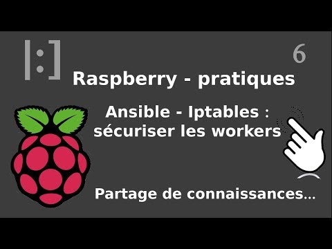 Raspberry Pi 6 Ansible règles iptables pour workers