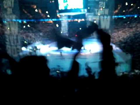 Canucks Blackhawks Game 7 Skaters coming out