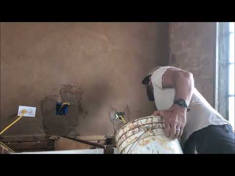 Laying electric wires into CEB walls