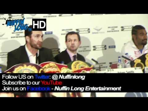 Wladimir Klitschko vs David Haye Press Conference 2011 - London (HD)