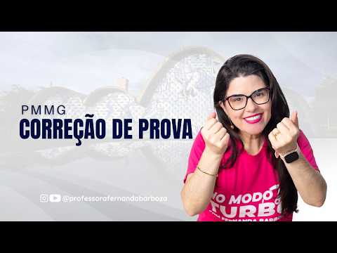 Correção de prova | PMMG - Fernanda Barboza