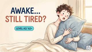 How to Wake Up Without Feeling So Tired | Easy English Conversation for Beginners - A2+