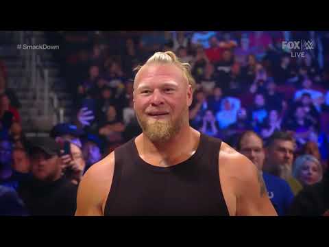Brock Lesnar brutally attacks Roman Reigns & The Usos (Full Segment)