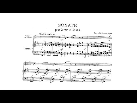 Thorvald Hansen: Sonata (Jouko Harjanne, cornet) I