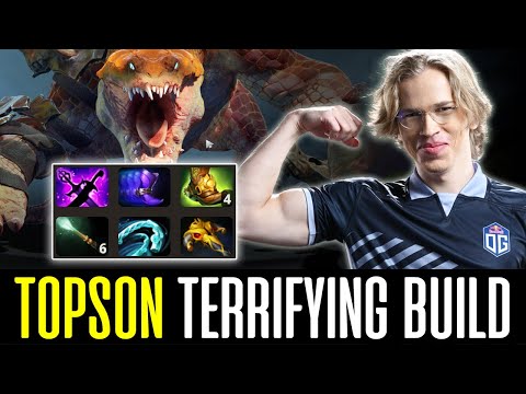 TOPSON terrifying PRIMAL BEAST build - 500+ Movement Speed DOTA 2