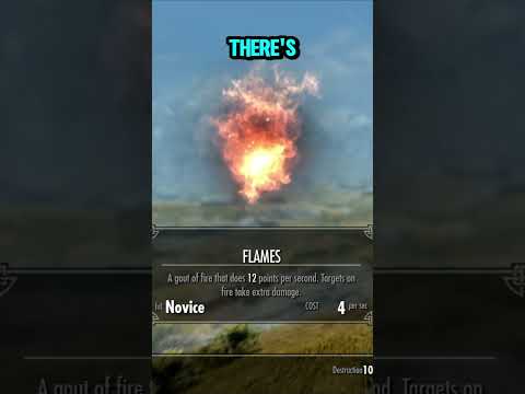 The Hidden Perk That Makes Flame Spells INSANE in Skyrim!