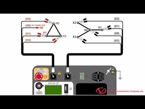 Performing a Transformer Turns Ratio Test with the Vanguard ATRT-03 S2