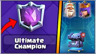 HITTING ULTIMATE CHAMPION | CLASH ROYALE | LEGENDARY KINGS CHEST OPENING!