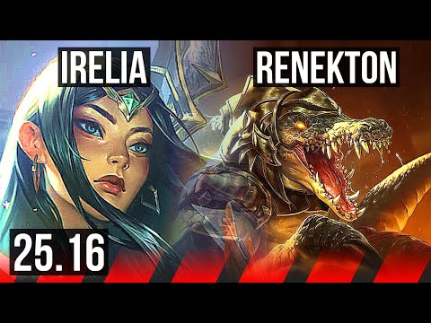 IRELIA vs RENEKTON (TOP) | KR Master | 25.16