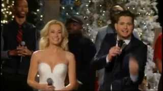 Michael Buble & Kellie Pickler   White Christmas   with Lyrics