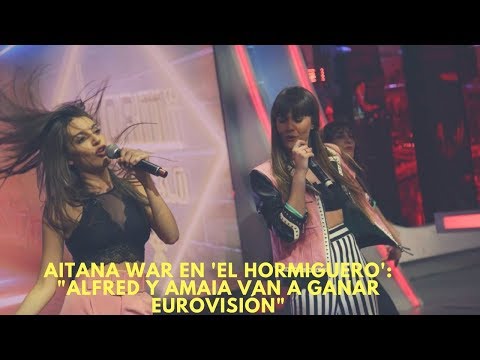 Aitana War en 'El Hormiguero': "Alfred y Amaia van a ganar Eurovisión"