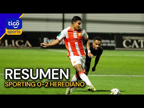 SUMMARY: SPORTING 0-2 HEREDIANO // MATCHDAY 1